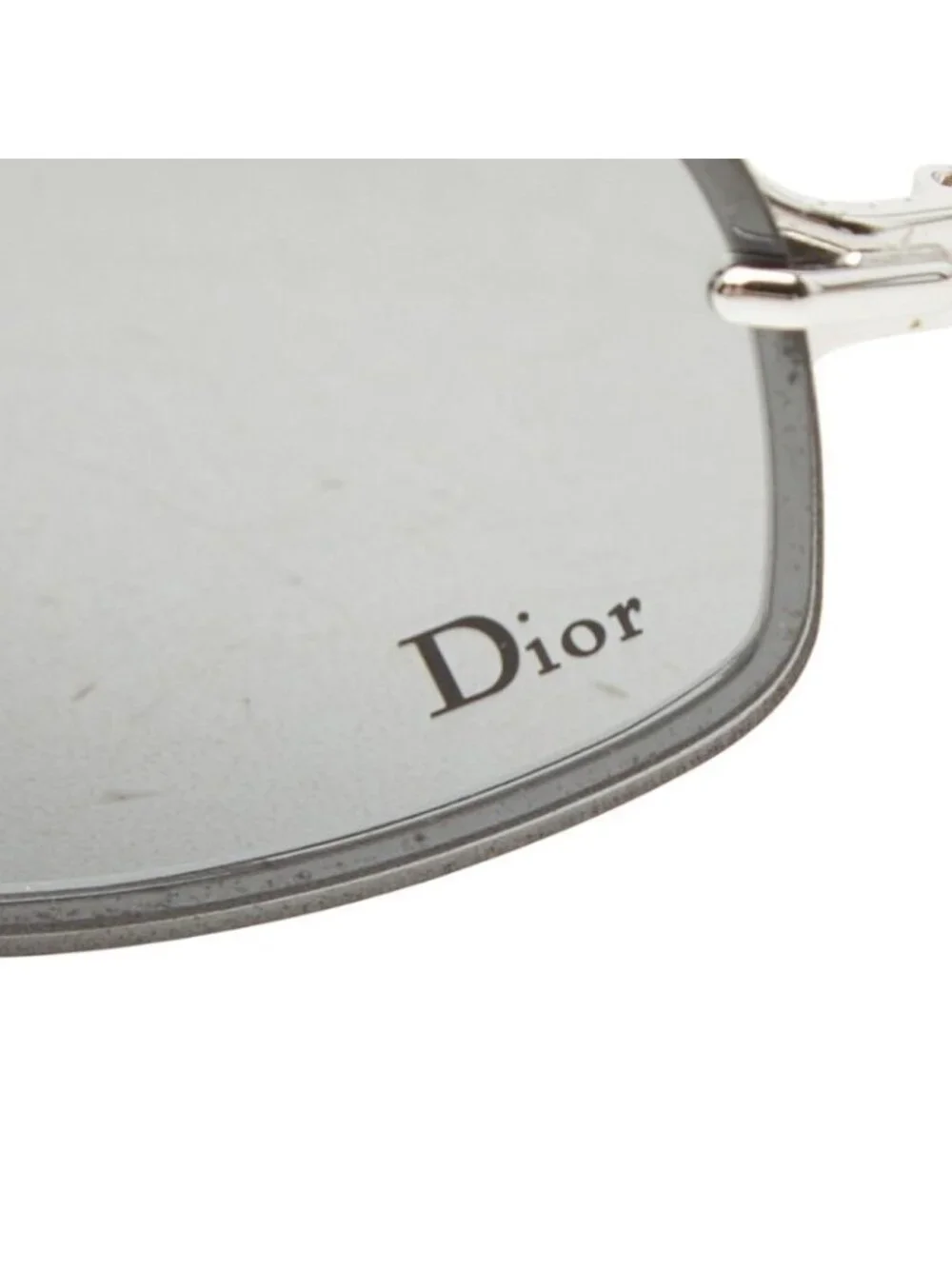 Dior Vintage Sunglasses Silver Acetate Metal Eyewear